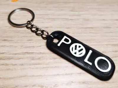 VOLKSWAGEN POLO KEY CHAIN  3D print model