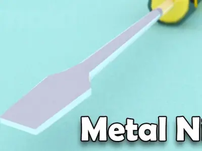 Screw Driver Model Slotted Flathead  Low-poly 3D model