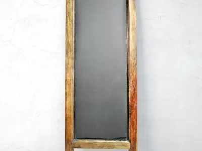 Blackboard Sign 3D model