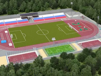 Provincial stadium 3D model