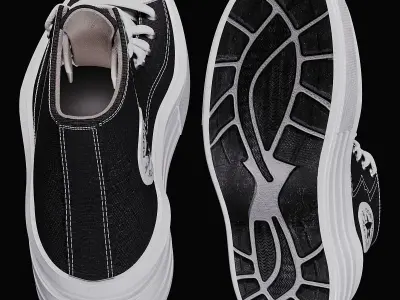 CONVERSE CTAS MOVE HI SNEAKERS 3D model