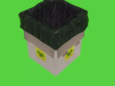 Medical Box Low Poly Low-poly 3D model