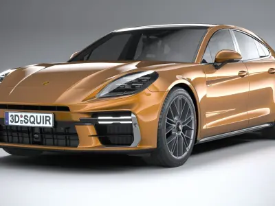 Porsche Panamera Turbo S 2024 3D model