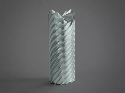 Modern Tabletop Sculpture Decor Low-poly 3D model