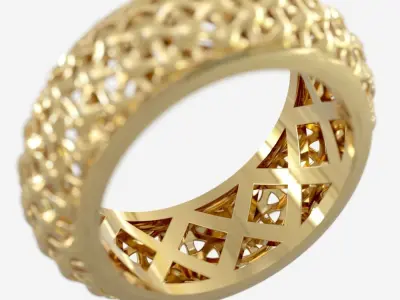 Men Modern Ring 3D Printable Jewelry Model 3D print model