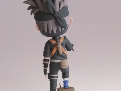 Kakashi Chibi Free 3D print model
