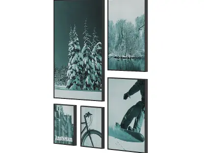Wall Pictures 3D model purchase