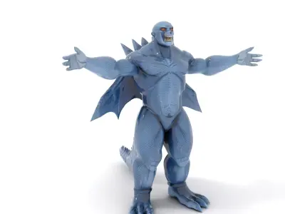 Demon Monster Character Model Pack for Production Rendering Low-poly 3D model