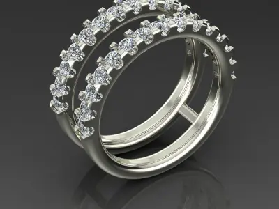 Band Ring 3D print model