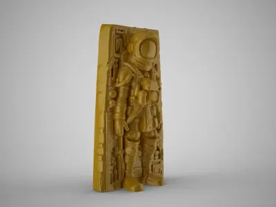 Astronot Gate Bibelot 3D print model