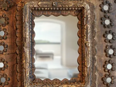 Peacock Mirror 2 3D model