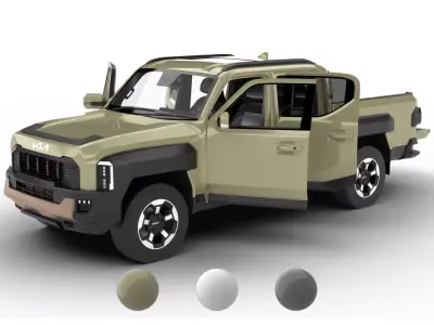 Kia Tasman 2026 HQ 3d model 3D model
