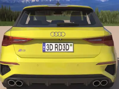 Audi-S3 2024 Sportback 3D model