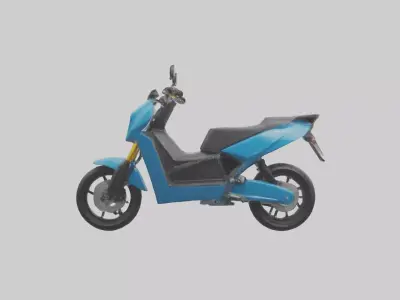Electric Motorbike model 3D model