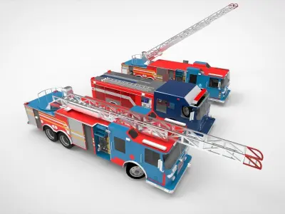 FIRE TRUCK 3D model