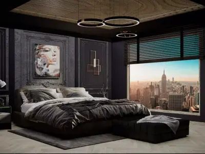 PREMIUM BEDROOM 3D model