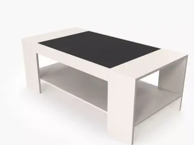 Plastic table 3D model
