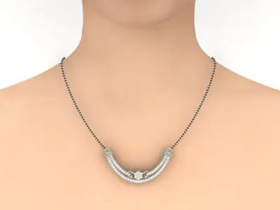  Necklace jewelry 3D 3D print model