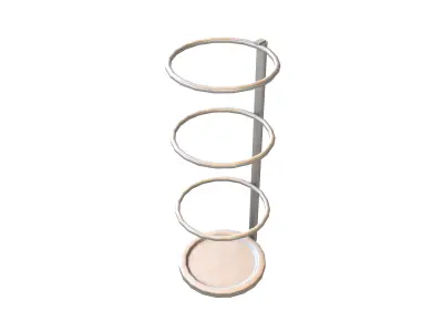 Modern Design Umbrella Stand v1 001 Low-poly 3D model