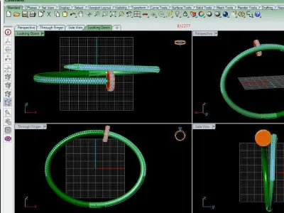  2277 car braclet 42 to 66 3D print model