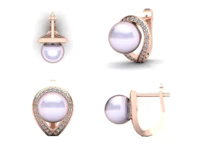 Earrings 44 3D print model