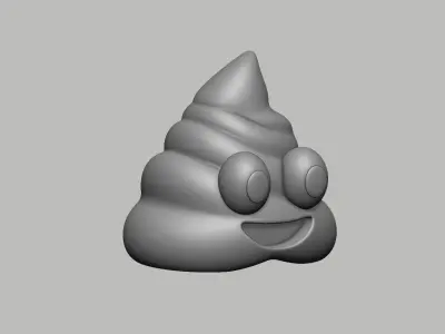 Emoji pile of poo Pile of poo decorative Perfect Gamer Gift 3D print model