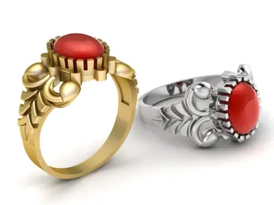 Women Fashion ring 3d Printable Model 3D print model