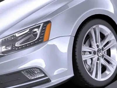 Volkswagen Jetta 2015 VRAY 3D model