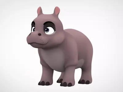 Hippo 3D model