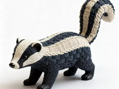 badger 3D print model