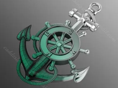 pendant ak 5 3D print model