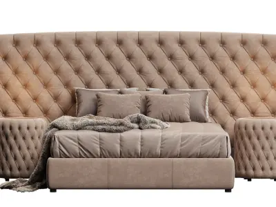 BED VOGUE MAXI LETTO DV HOME COLLECTION 3D model