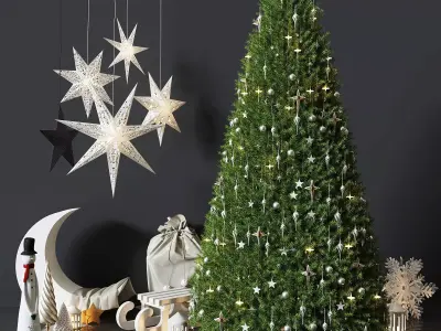 Christmas Decorative set sk 4 3D model