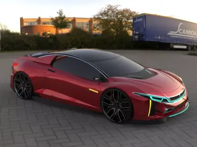 Sport Car Concept 3D model