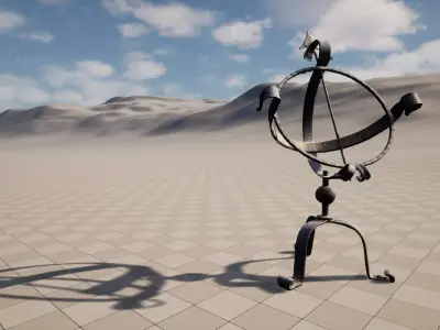 Ancient Sundial 3D model