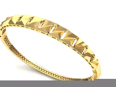 Bracelet jewellery 3d wax resine projet model 3D 8 3D print model