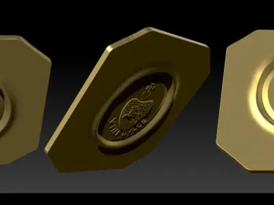 Collection 11 gothic demon logo 3D print model