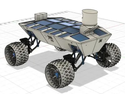 Rover Raspberry Pi over 100 files 3D print model