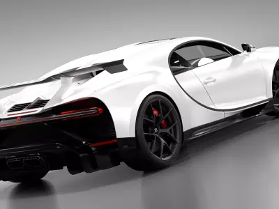 BUGATTI CHIRON PUR SPORT 2022 3D model