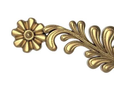 decorative pattern ready for 3D printing 3D model 3