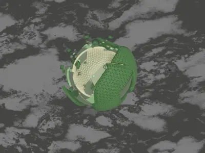 Abstract model ball Free 3D model