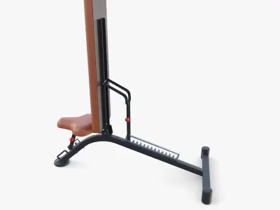 Adjustable bench 3D model