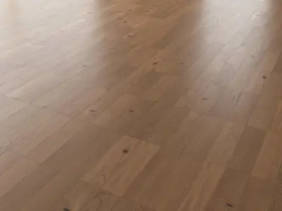 Parquet Oak Nut Brushed set 3 3D model