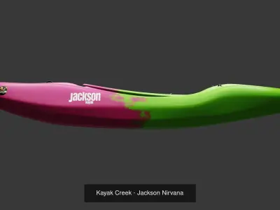 Kayak and canoe collection 3D Model Pack