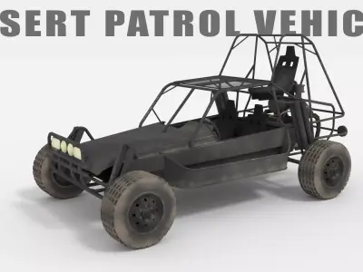 Desert Patrol Vehicle 3D model