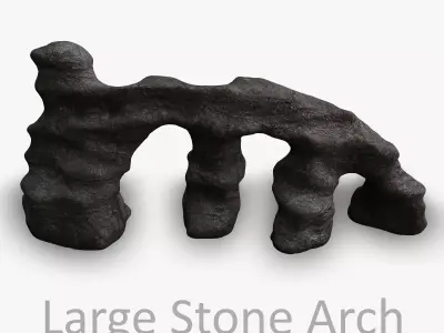Large Stone Arch - Base Free low-poly 3D model