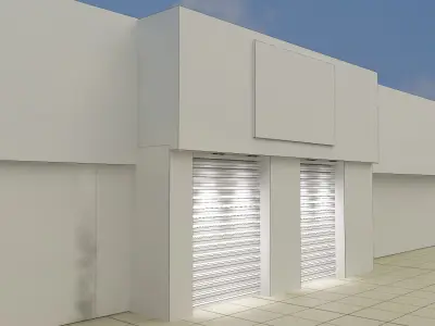  Car service entrance logo sign a615g 3D model
