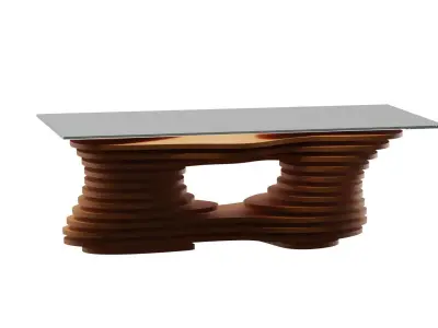 Parametric coffee table 11 3D model