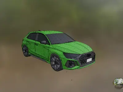 Audi RS3 sportback 2022 3D model