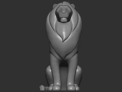 3d Lion  model Figurine Statue  sculpture Ornaments   printable 3D print model